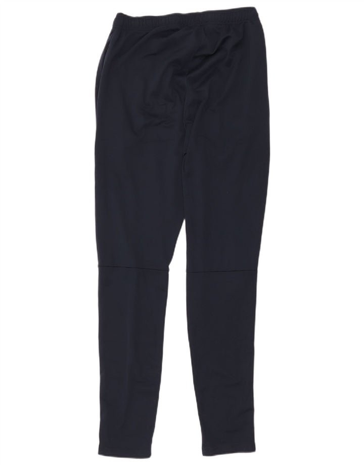 Nike Womens Dri Fit Tracksuit Trousers UK 8 Small  Navy Blue Polyester