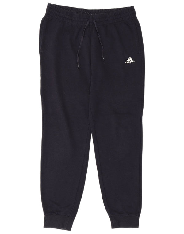 ADIDAS Womens Graphic Tracksuit Trousers Joggers UK 16/18 Large Navy Blue