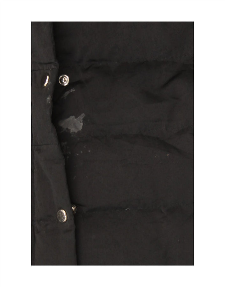 Zara Womens Padded Jacket UK 10 Small Black Nylon