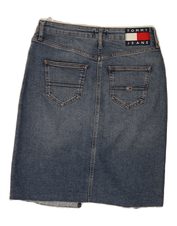 TOMMY HILFIGER Womens Denim Skirt W28 Medium  Blue Cotton Vintage Tommy Hilfiger and Second-Hand Tommy Hilfiger from Messina Hembry 