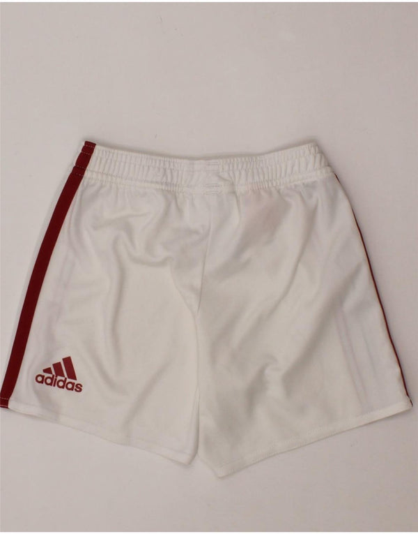 ADIDAS Boys AC Milan Sport Shorts 3-4 Years  White Polyester