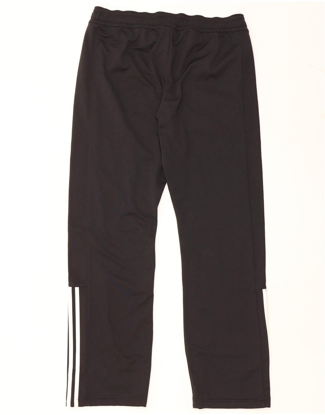 ADIDAS Womens Tracksuit Trousers UK 12/14 Medium Black Polyester