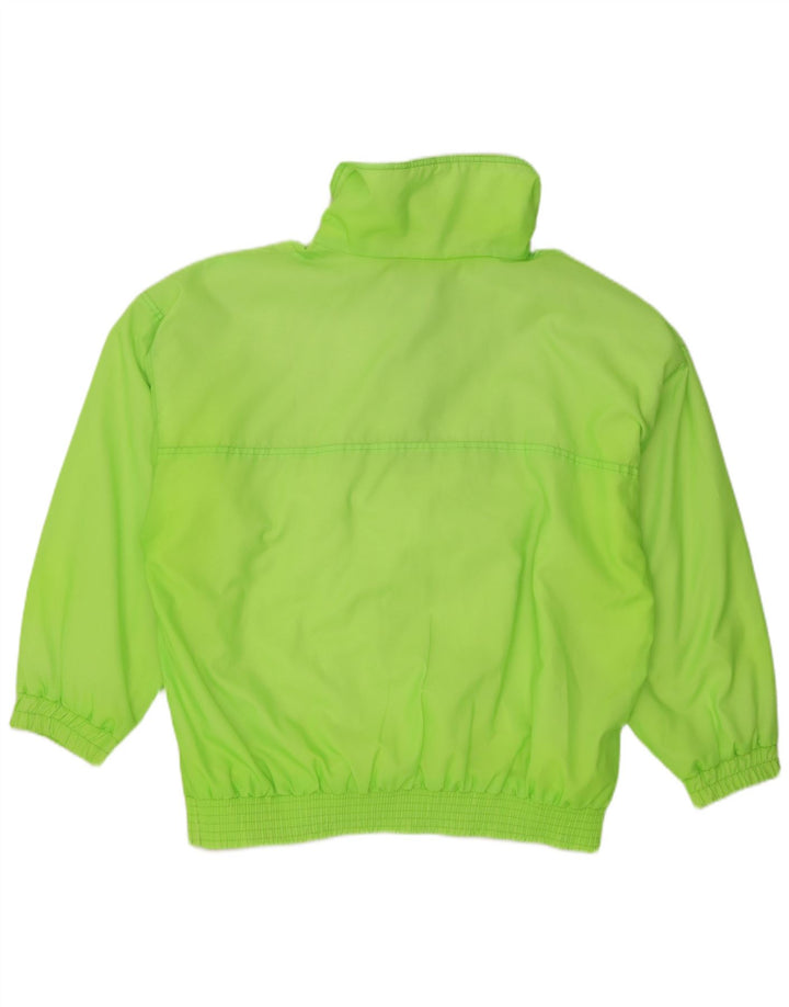 Authentic Mens Anorak Tracksuit Top Jacket UK 38 Medium Green Polyamide