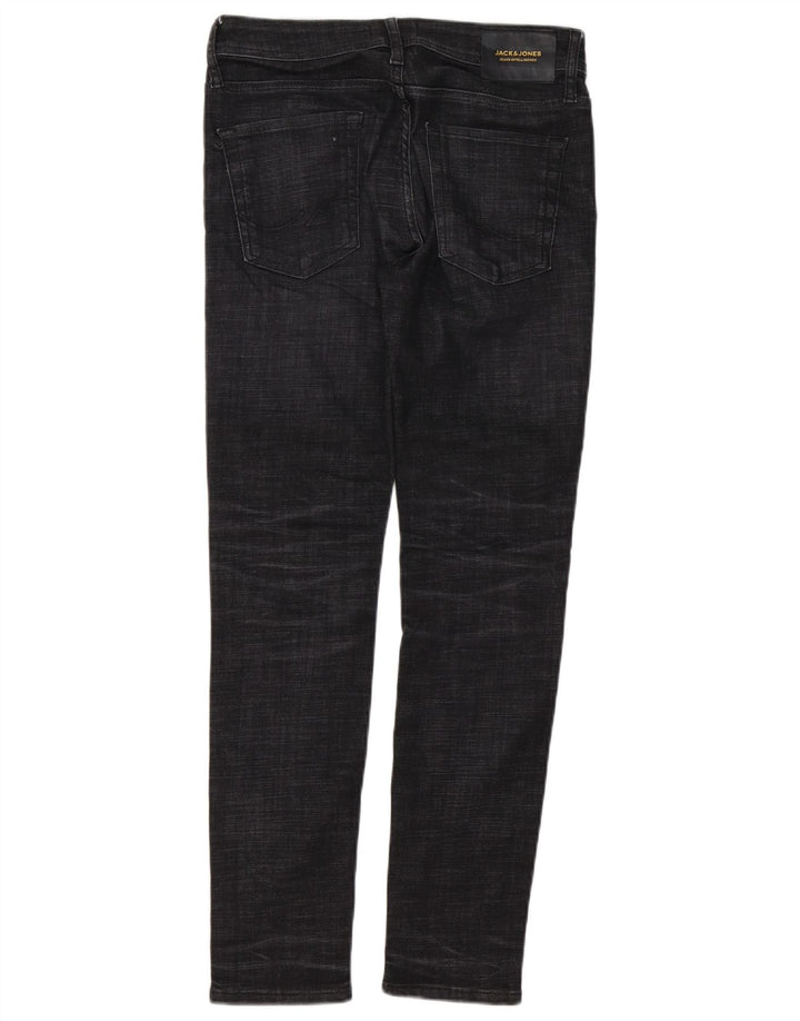 Jack & Jones Mens Liam Skinny Jeans W30 L30 Grey Cotton