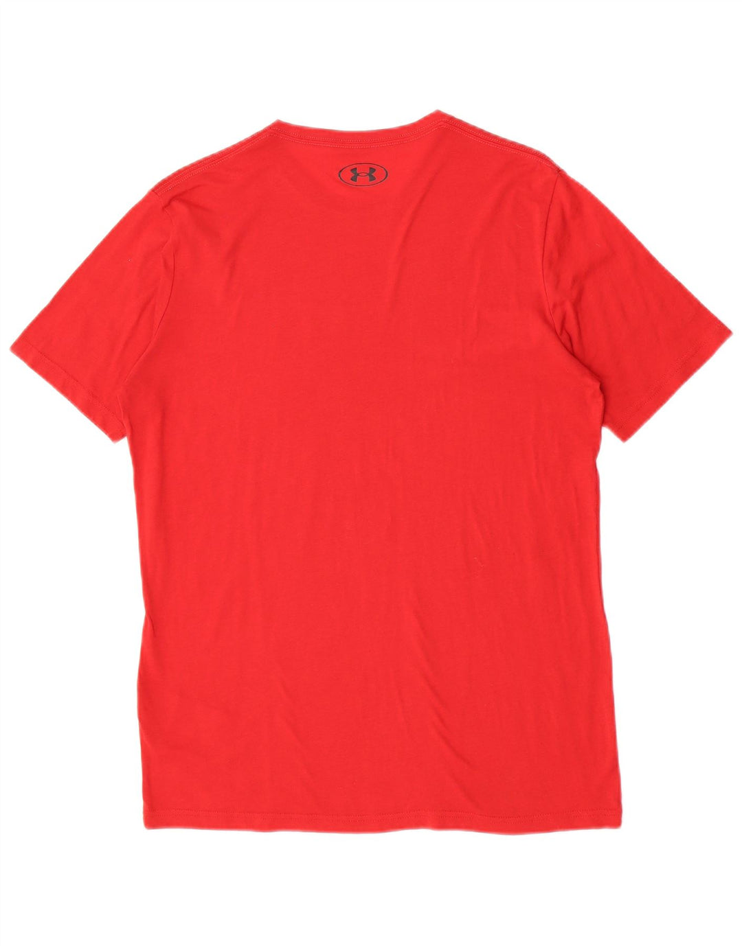 Under Armour Mens Graphic T-Shirt Top Medium Red Cotton