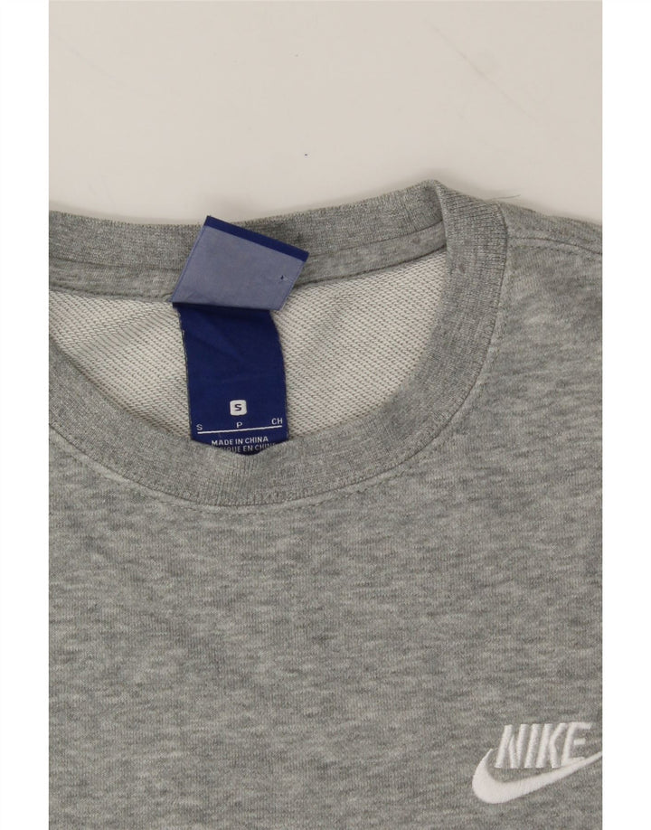 NIKE Mens Sweatshirt Jumper Small Grey Cotton Vintage Nike and Second-Hand Nike from Messina Hembry 
