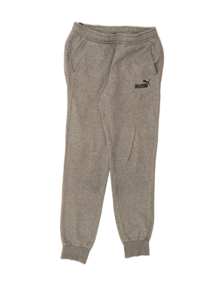 PUMA Mens Graphic Tracksuit Trousers Joggers Medium  Grey Cotton Vintage Puma and Second-Hand Puma from Messina Hembry 