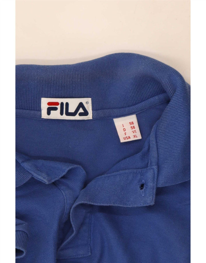 Fila Mens Polo Shirt XL Blue