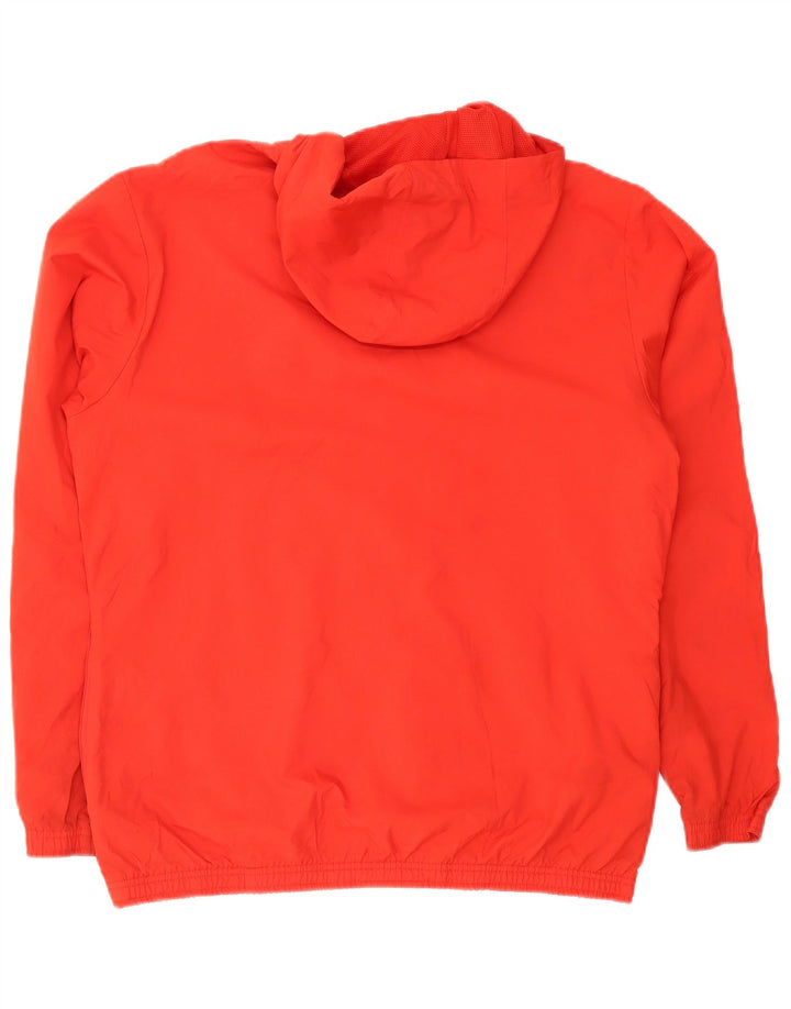 Puma Mens Berwick City Hooded Tracksuit Top Jacket Large Red Polyester