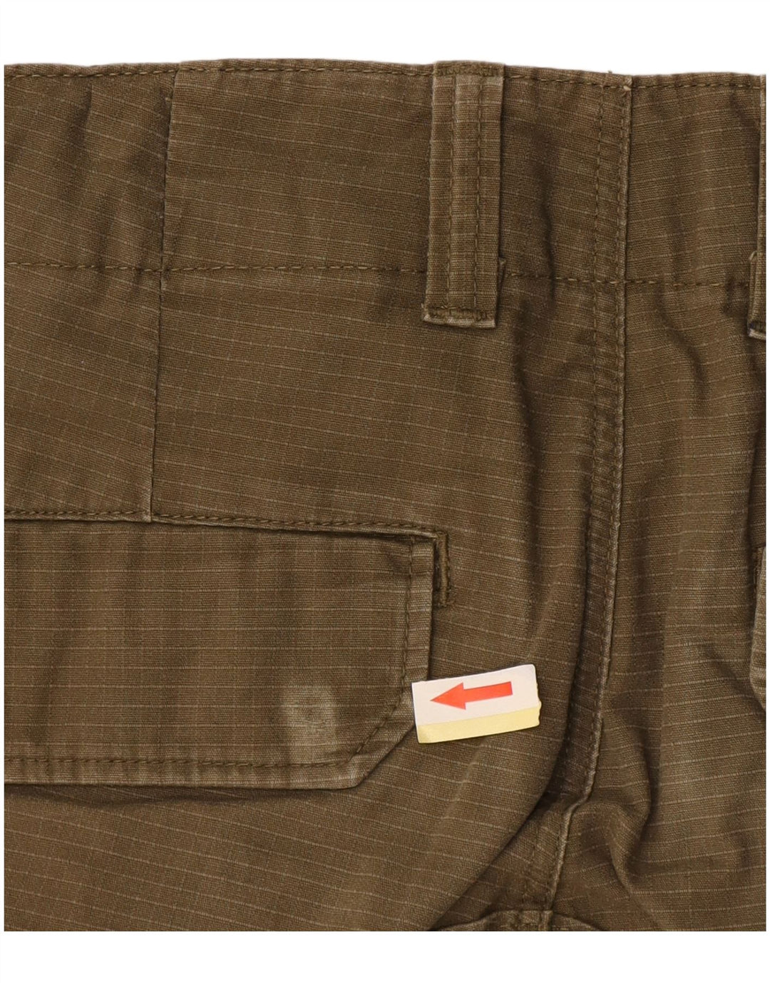 DICKIES Mens Straight Cargo Trousers W30 L31 Khaki Polyester