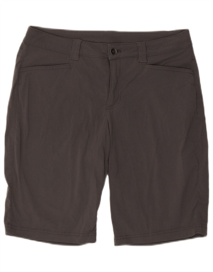 Eddie Bauer Womens Hiking Shorts US 10 Large W32  Grey Nylon