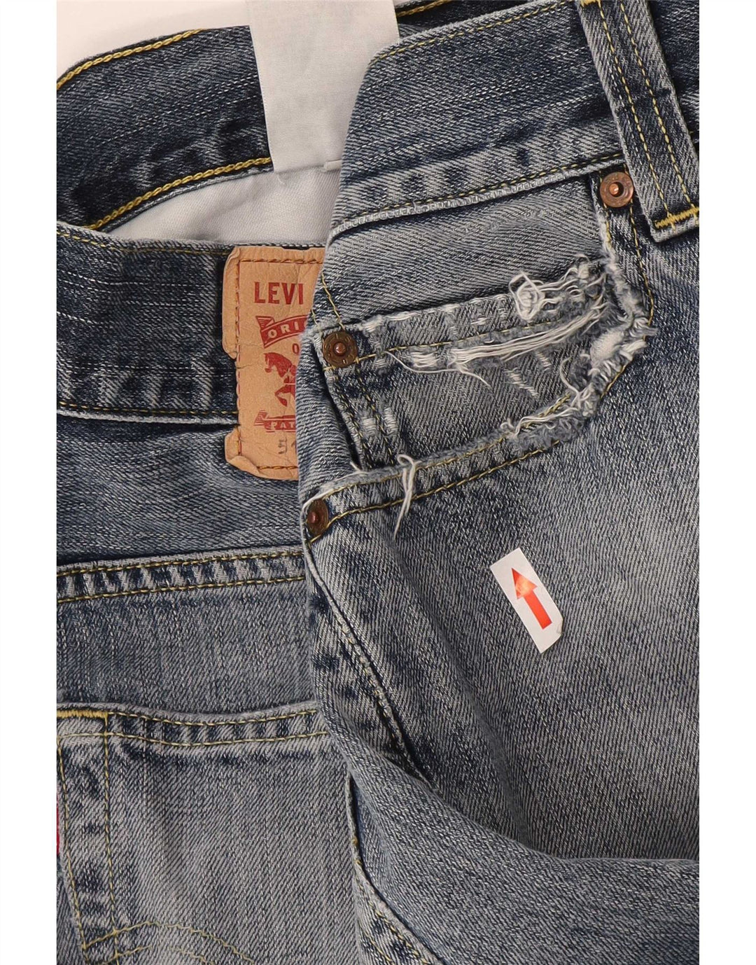 Levi's Mens 511 Slim Jeans W32 L32 Blue Cotton