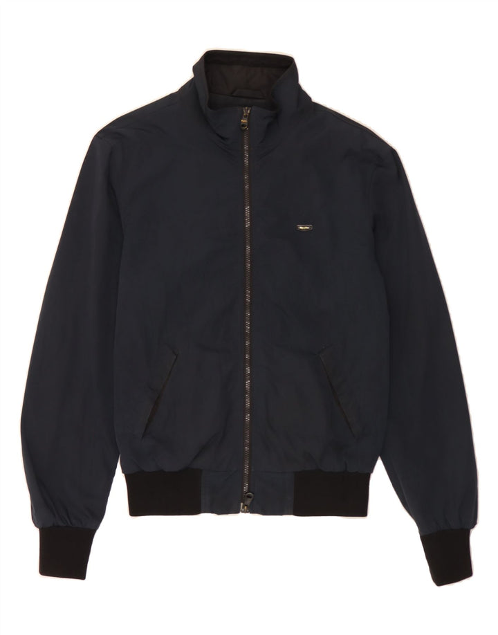 REFRIGIWEAR Mens Bomber Jacket UK 36 Small Navy Blue Vintage Refrigiwear and Second-Hand Refrigiwear from Messina Hembry 