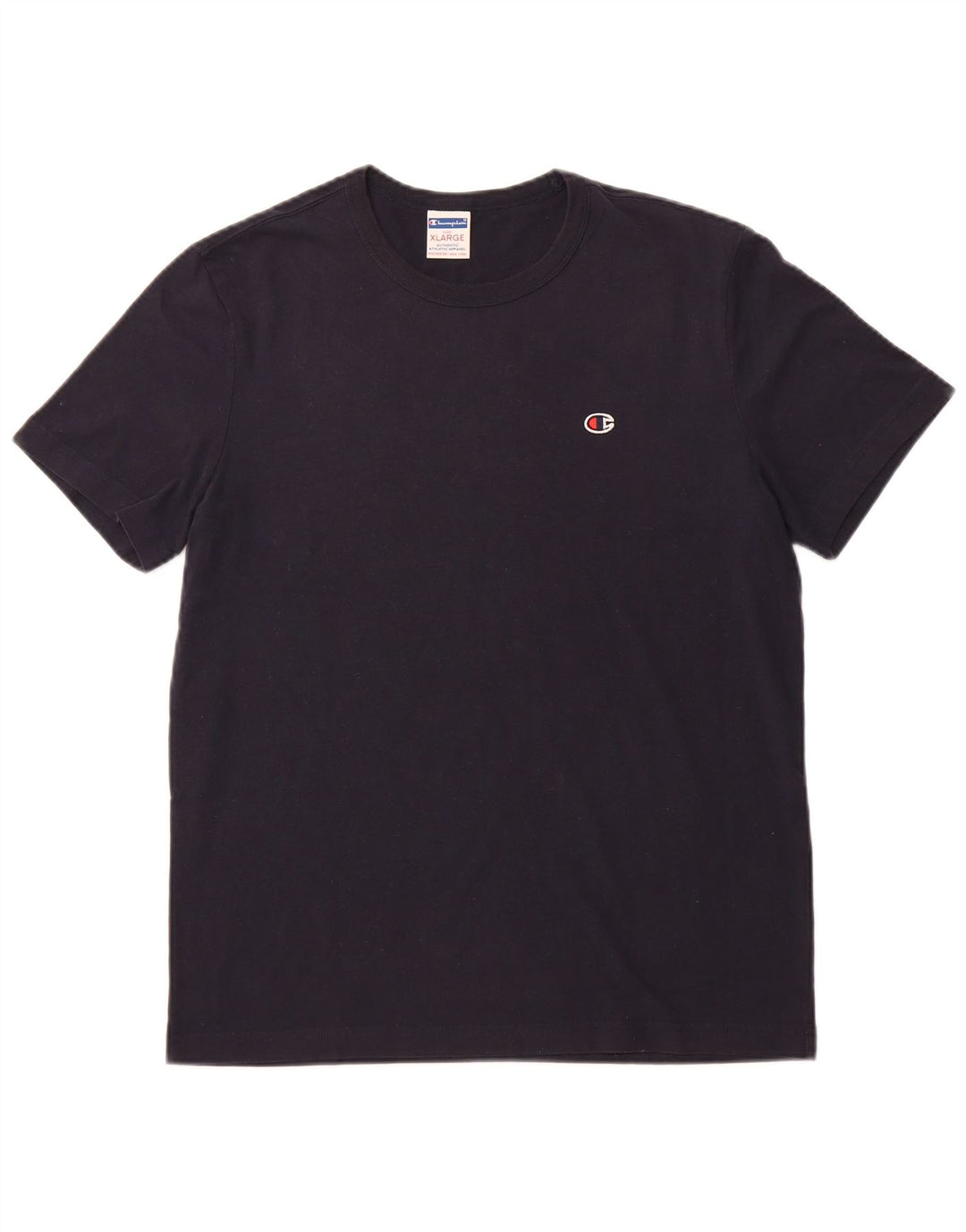 CHAMPION Mens T-Shirt Top XL Navy Blue