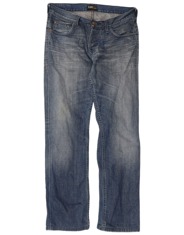 Lee Mens Straight Jeans W32 L31 Blue