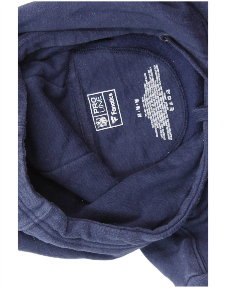 NFL Womens Chicago Bears Graphic Hoodie Jumper UK 14 Medium Navy Blue