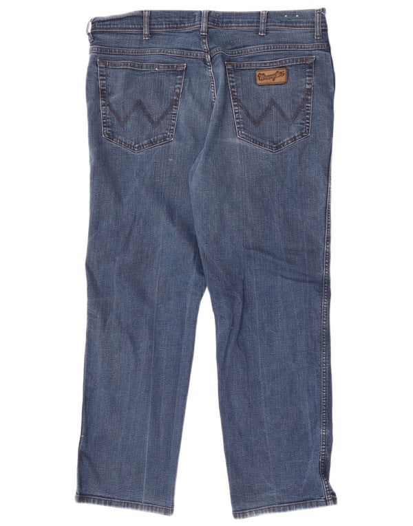 Wrangler Mens Texas Straight Jeans W40 L30 Blue Cotton