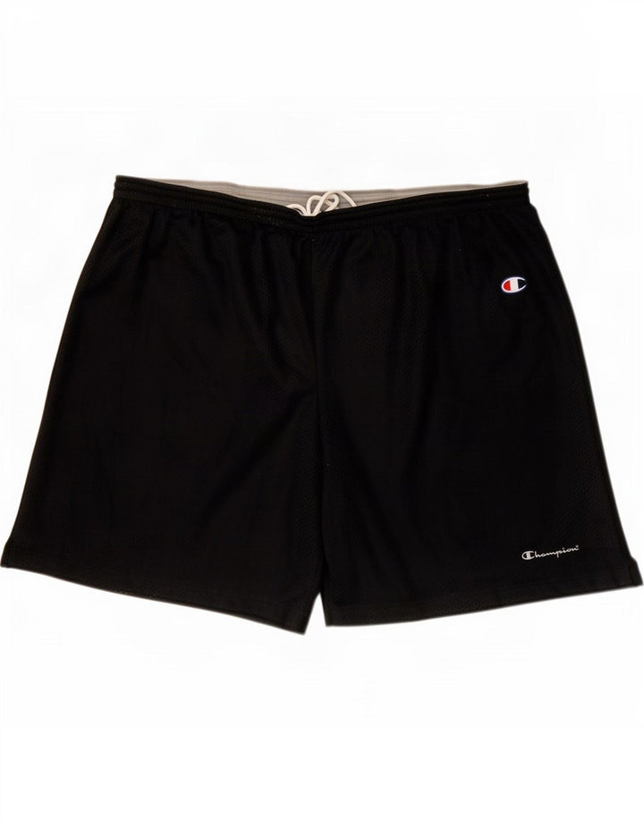 Champion Mens Sport Shorts 3XL Black Polyester