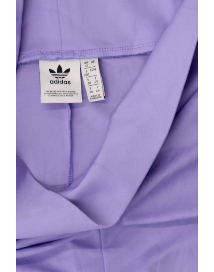 ADIDAS Womens Capri Leggings UK 12 Medium  Blue Polyester Vintage Adidas and Second-Hand Adidas from Messina Hembry 