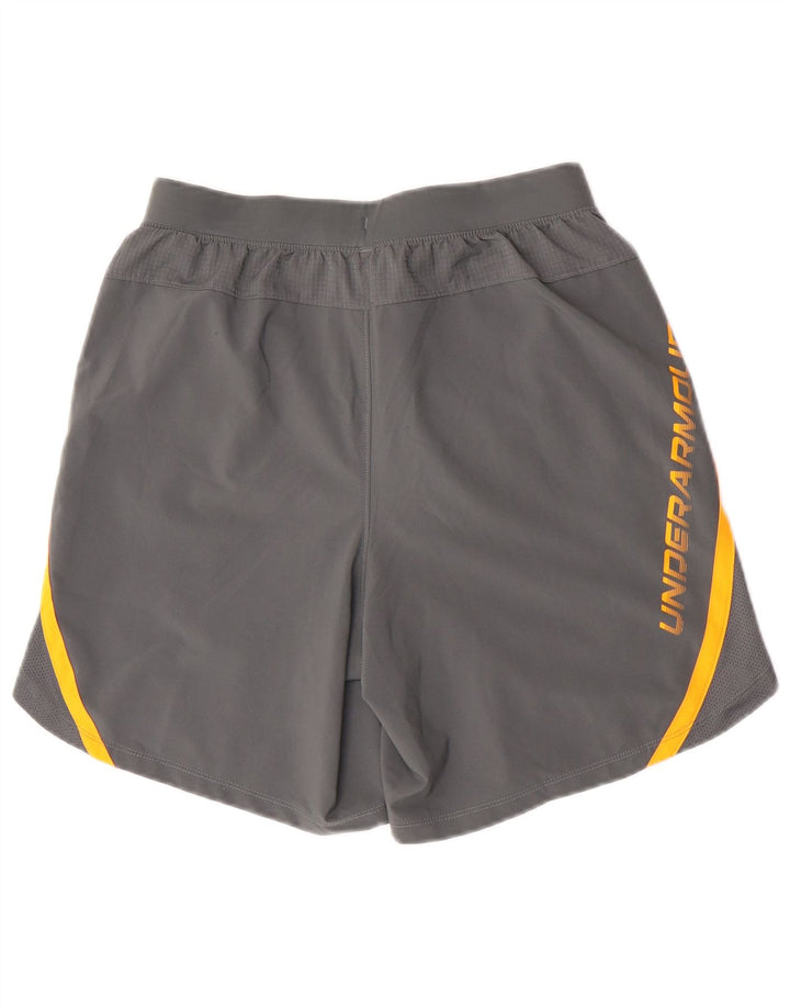 Under Armour Mens Graphic Sport Shorts Medium  Grey Colourblock Polyester