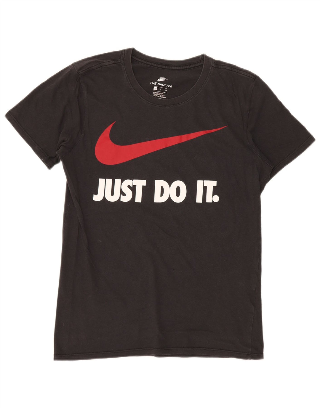 NIKE Mens Athletic Cut Graphic T-Shirt Top Small Black