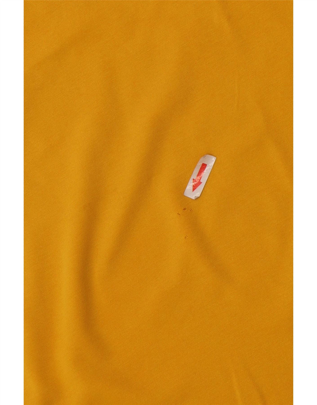Asics Mens T-Shirt Top XL Yellow Cotton