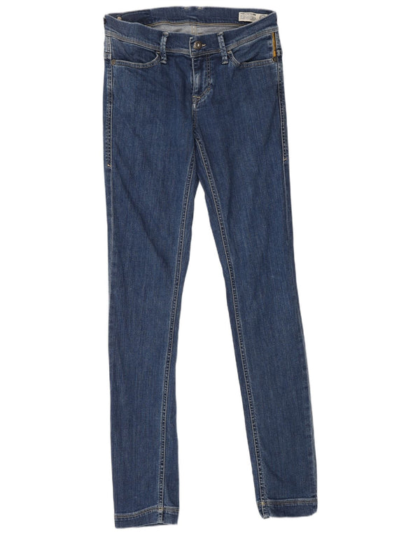 MELTIN' POT Womens Skinny Jeans W29 L34 Blue Cotton