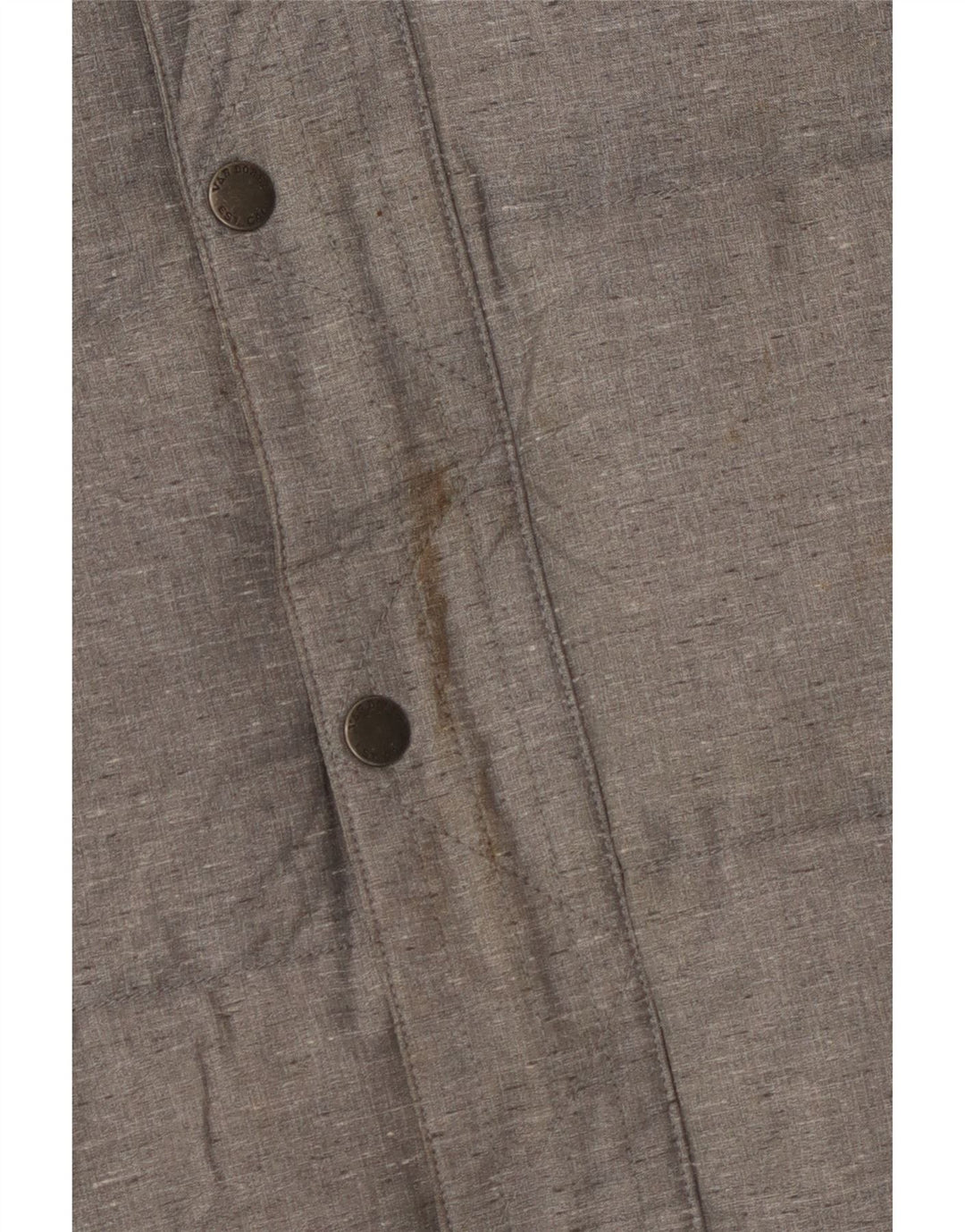 VANS Mens Hooded Padded Jacket UK 38 Medium Grey Nylon