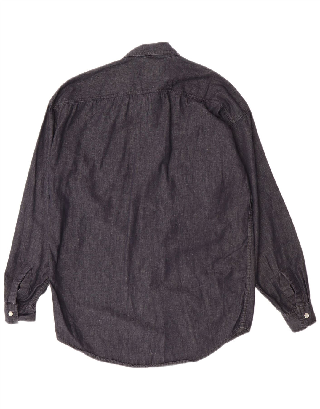 Americanino Mens Denim Shirt Medium Navy Blue Cotton