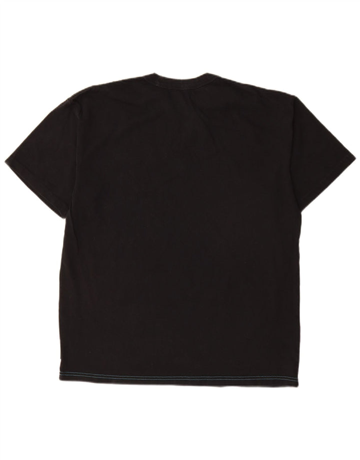 Nike Mens T-Shirt Top Medium Black Cotton
