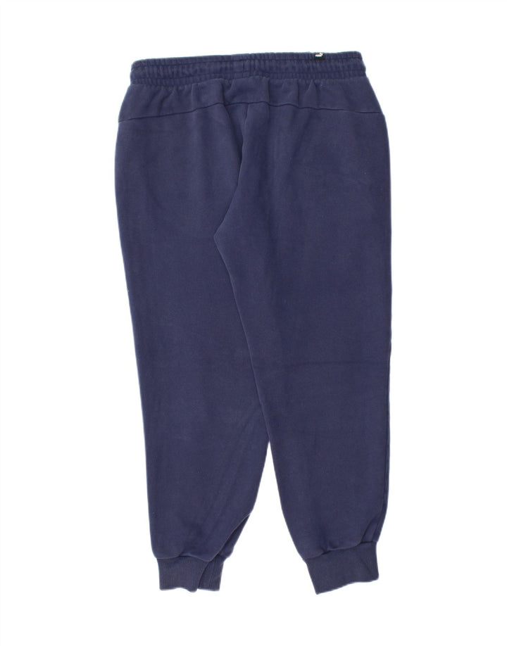 Puma Mens Tracksuit Trousers Joggers Medium Navy Blue