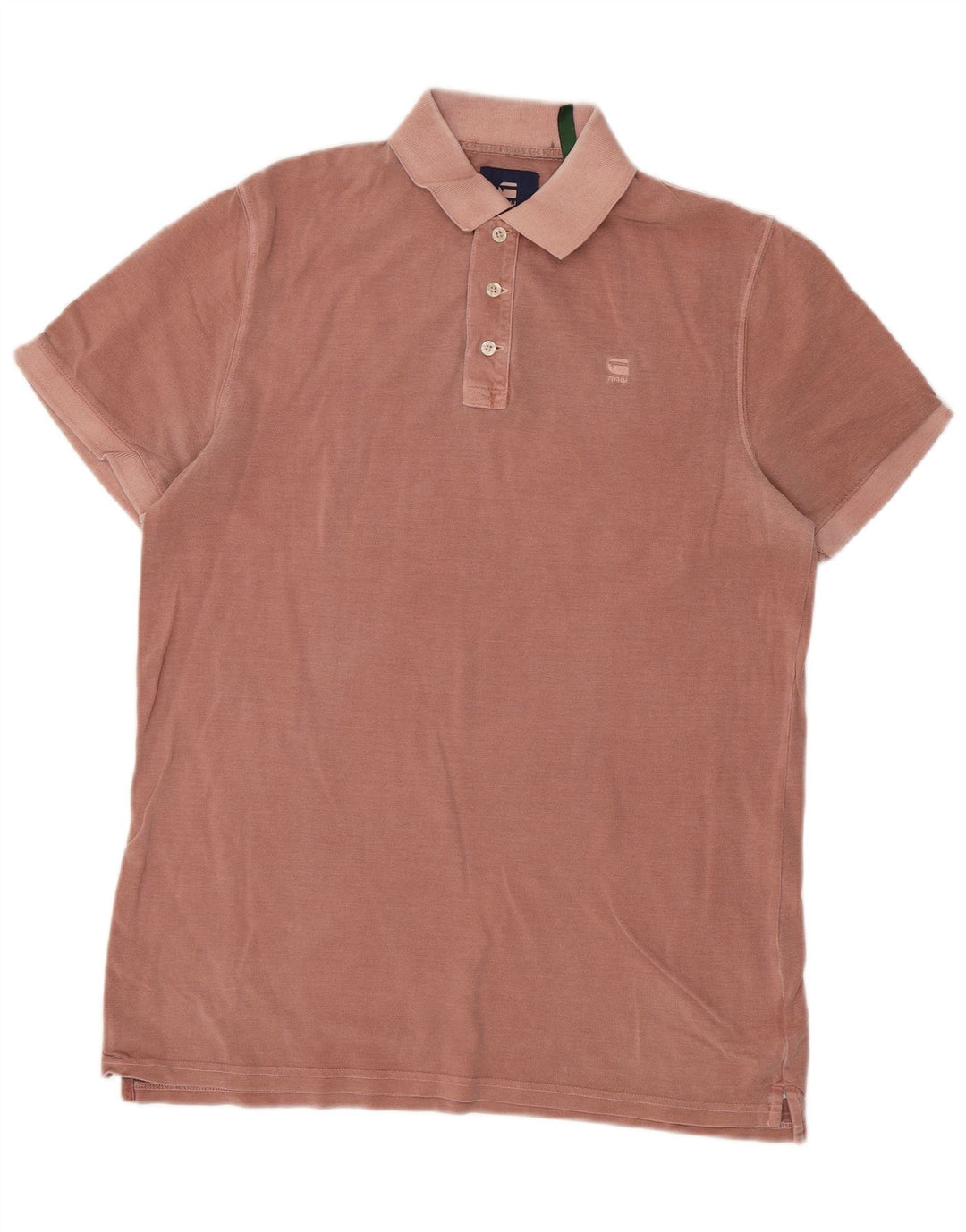 G-Star Mens Polo Shirt Large Pink