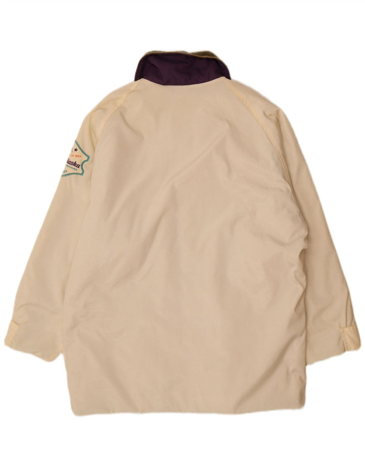 Carrera Mens Graphic Windbreaker Jacket UK 38 Medium Off White Colourblock