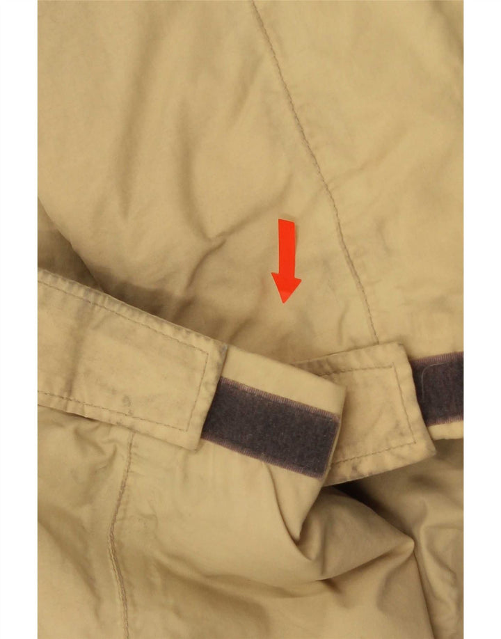 K-Way Mens Windbreaker Jacket UK 40 Large Beige Polyamide