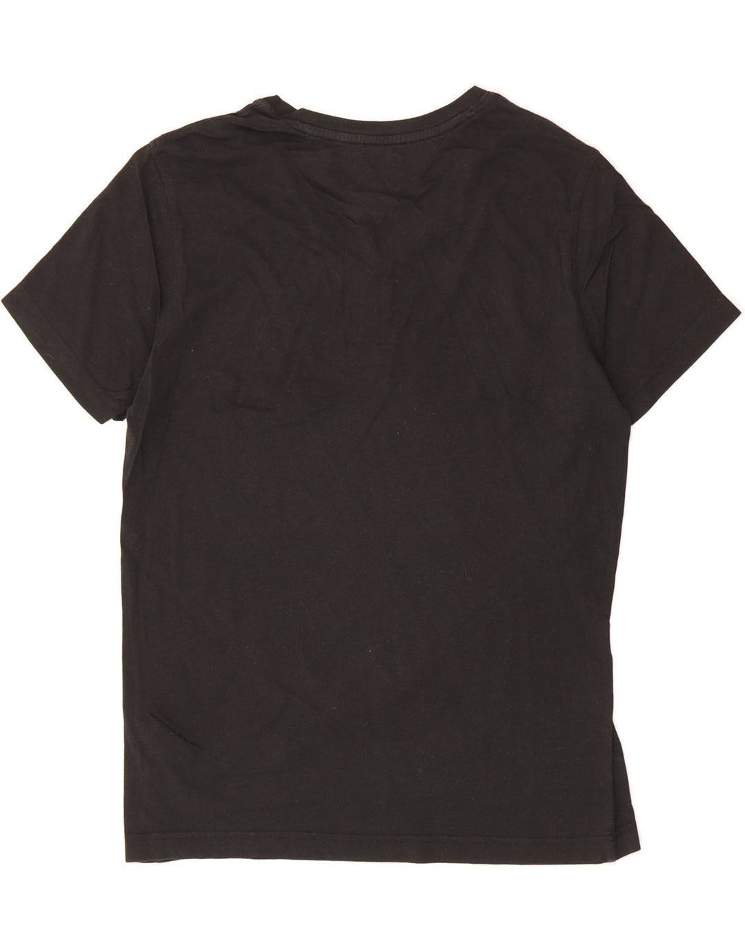 TOMMY HILFIGER Mens T-Shirt Top Medium Black Cotton Vintage Tommy Hilfiger and Second-Hand Tommy Hilfiger from Messina Hembry 