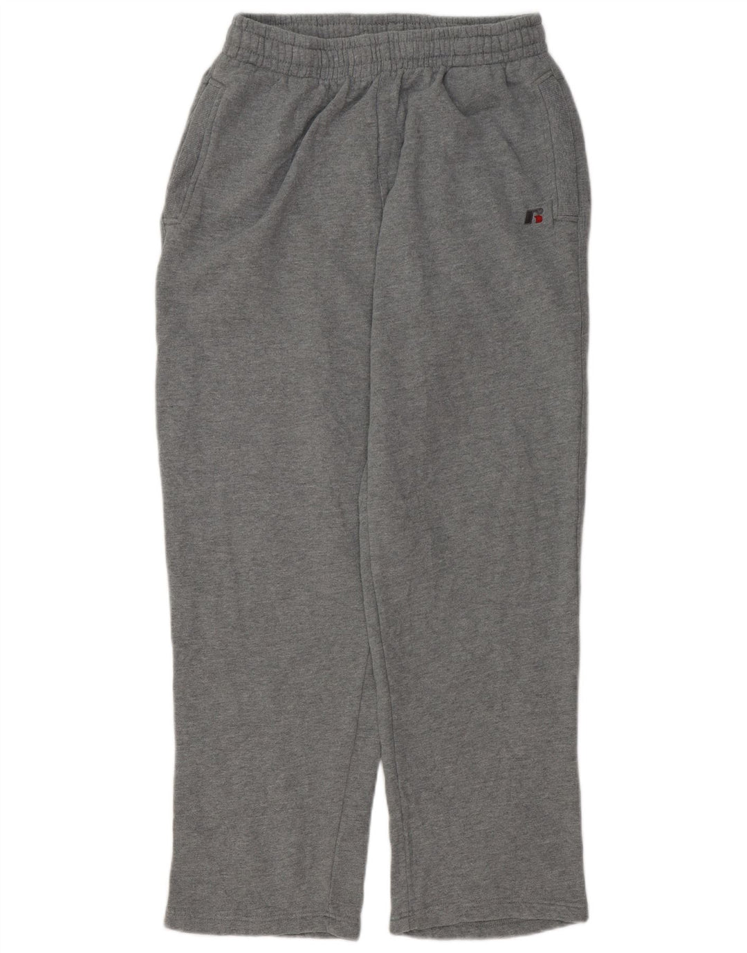 RUSSELL ATHLETIC Mens Tracksuit Trousers Medium Grey Cotton