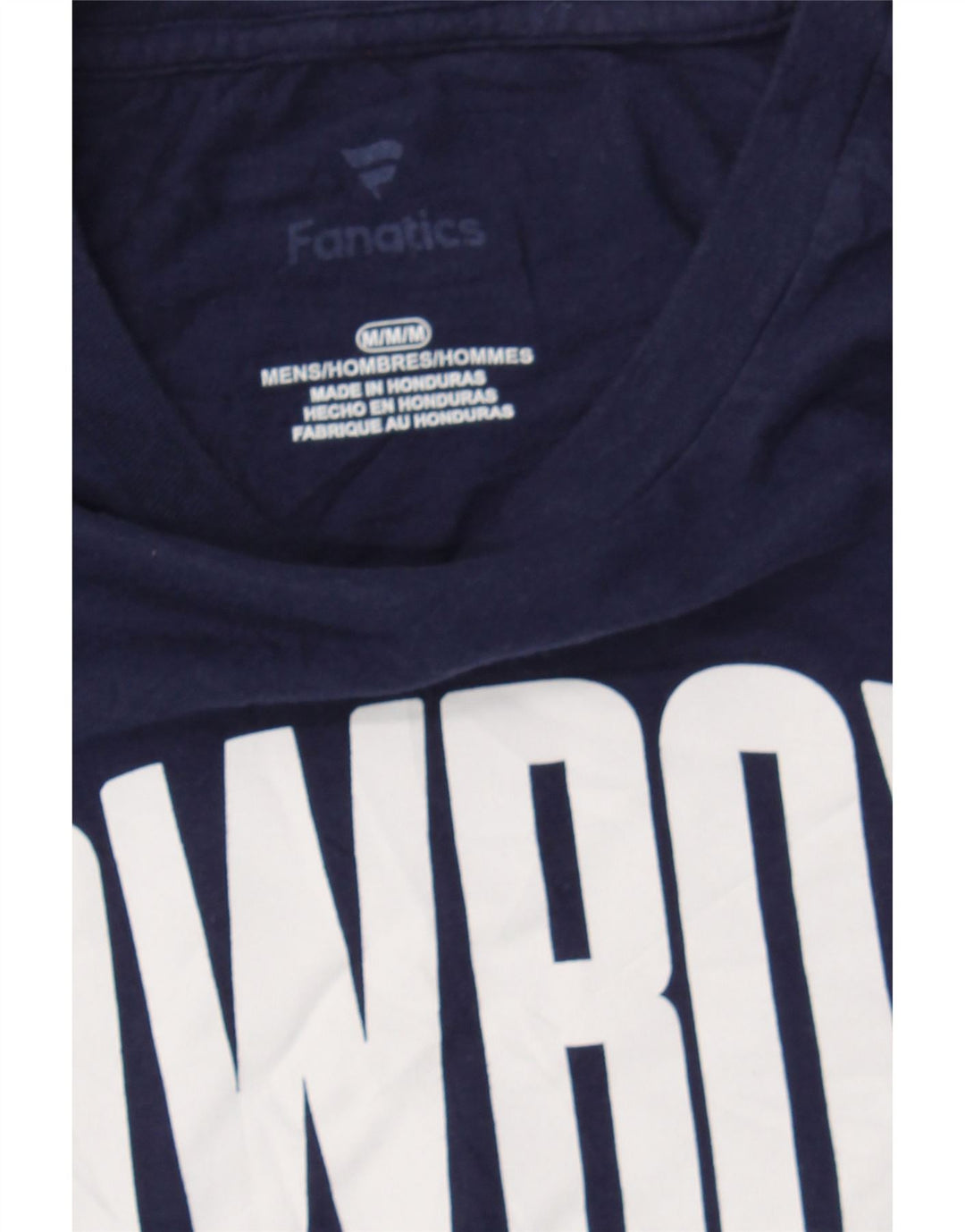 FANATICS Mens Graphic T-Shirt Top Medium Navy Blue Cotton Vintage Fanatics and Second-Hand Fanatics from Messina Hembry 