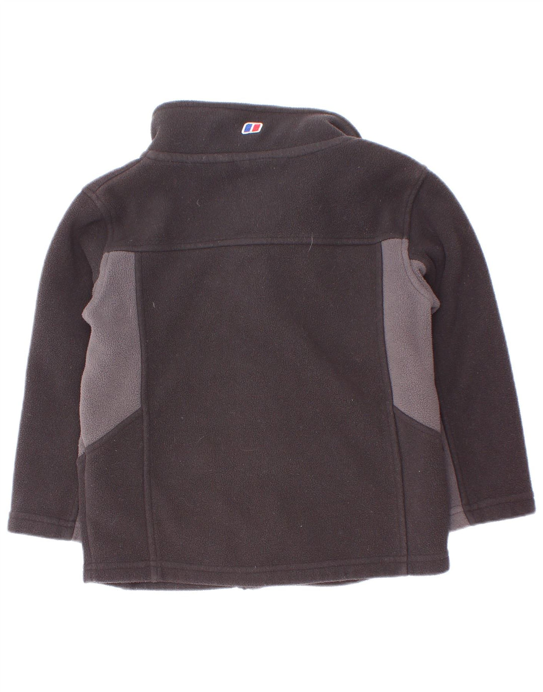 Bergans Boys Fleece Jacket 5-6 Years Black Colourblock Polyester