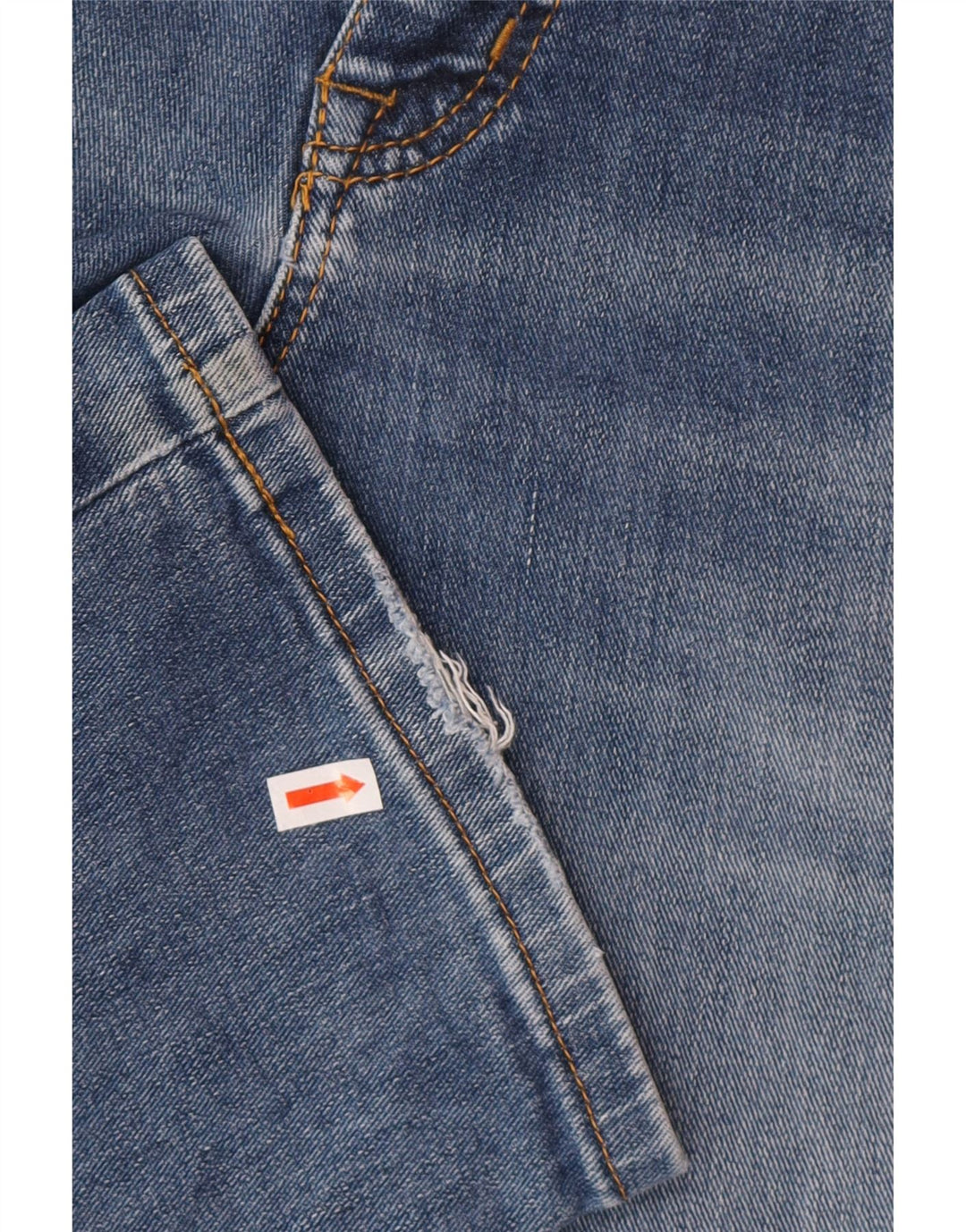 WRANGLER Mens Texas Stretch Straight Jeans W32 L30 Blue Cotton