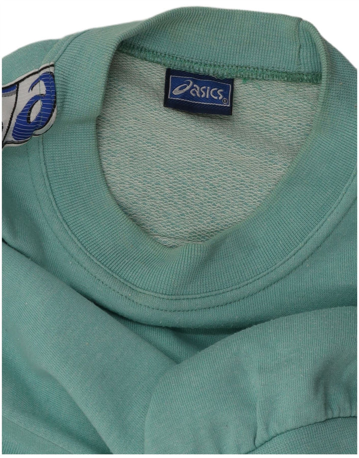 Asics Mens Graphic T-Shirt Top Medium Turquoise