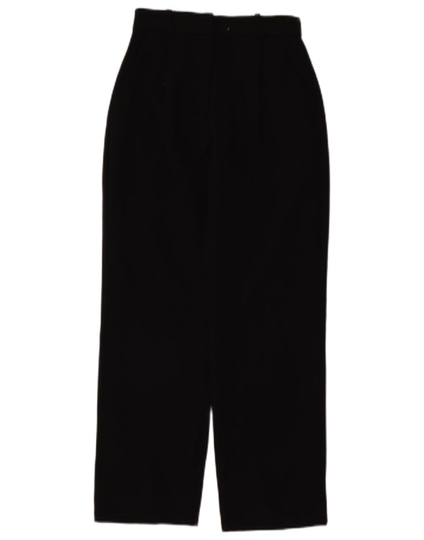 Abercrombie & Fitch Womens High Waist Casual Trousers US 00 2XS W24 L28 Bla