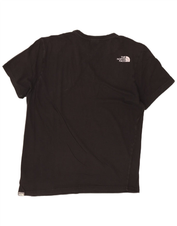The North Face Mens T-Shirt Top Medium Black Cotton