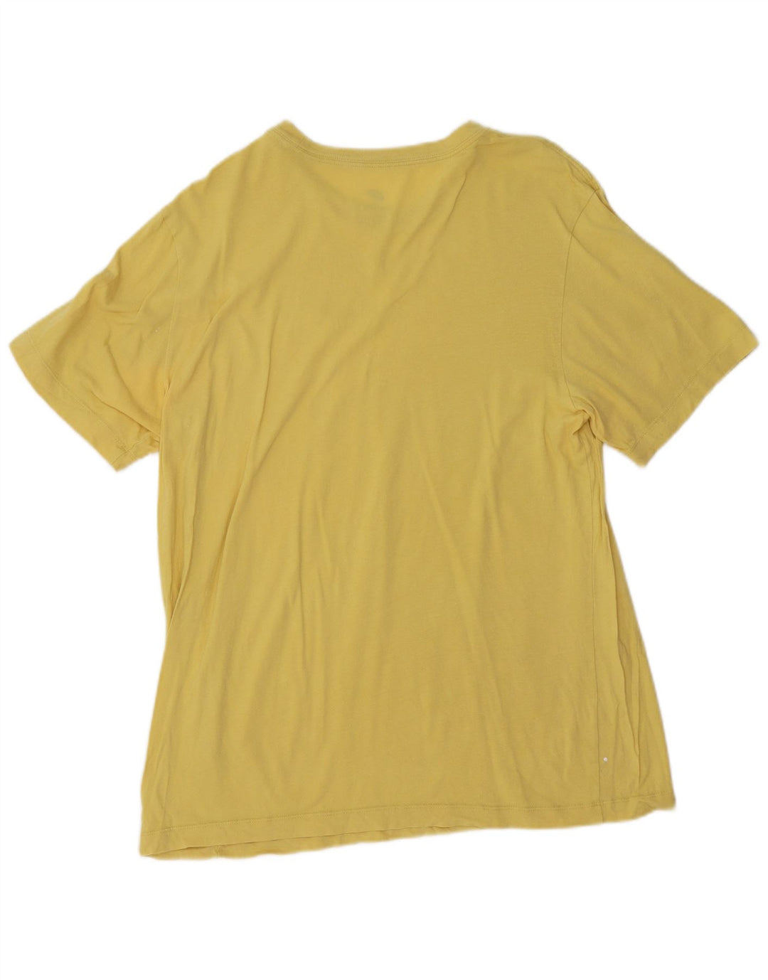 Nike Mens T-Shirt Top Medium Yellow