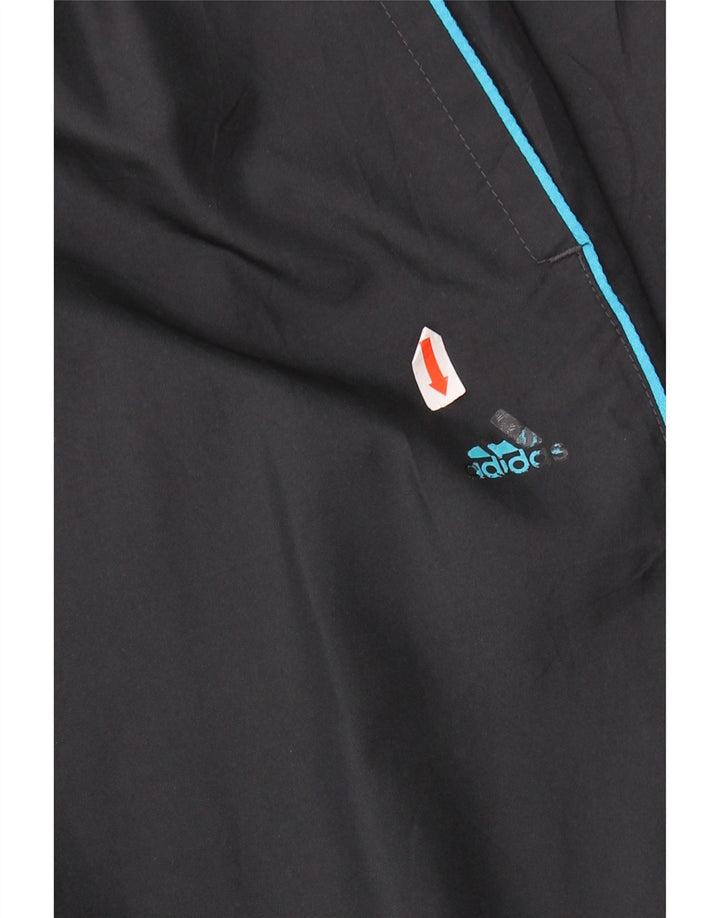 ADIDAS Womens Tracksuit Trousers UK 12 Medium Black Polyester