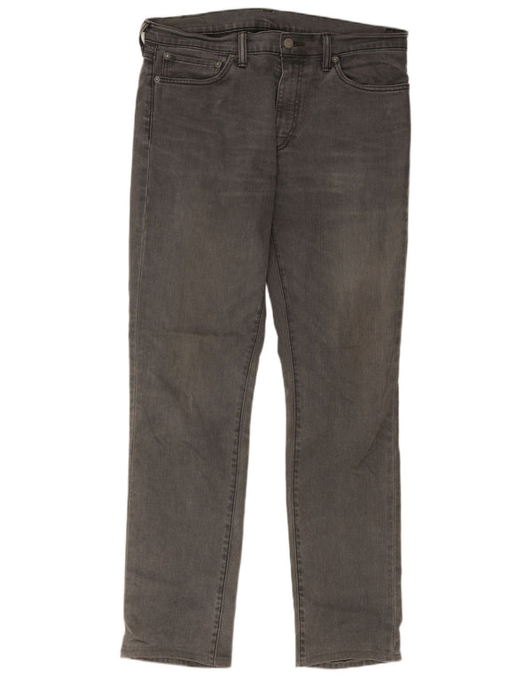 Levi's Mens 511 Slim Jeans W36 L34 Grey Cotton