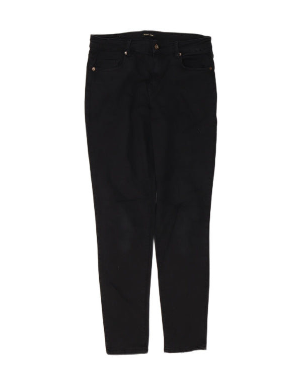 Massimo Dutti Womens Skinny Jeans EU 40 Medium W30 L29 Black Cotton