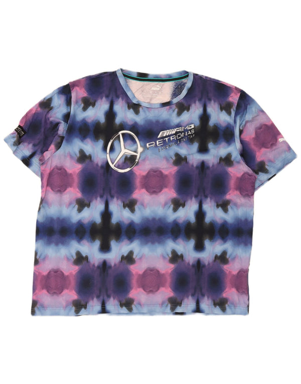 Puma Mens Mercedes AMG Petronas Graphic T-Shirt Top XL Multicoloured