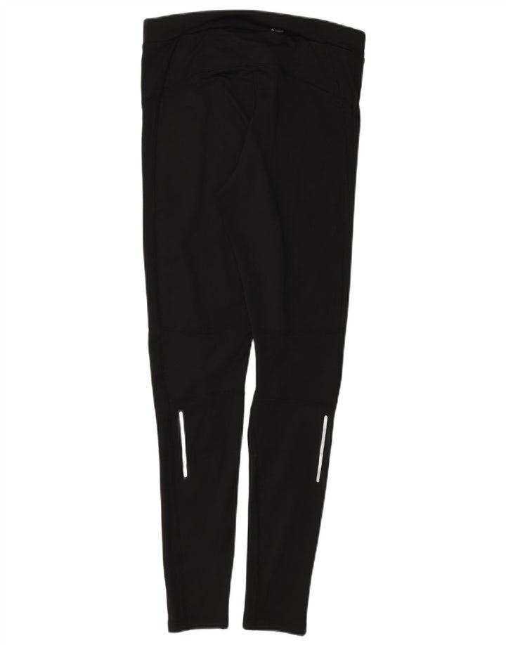 Marks & Spencer Womens Leggings UK 12 Medium  Black Polyester