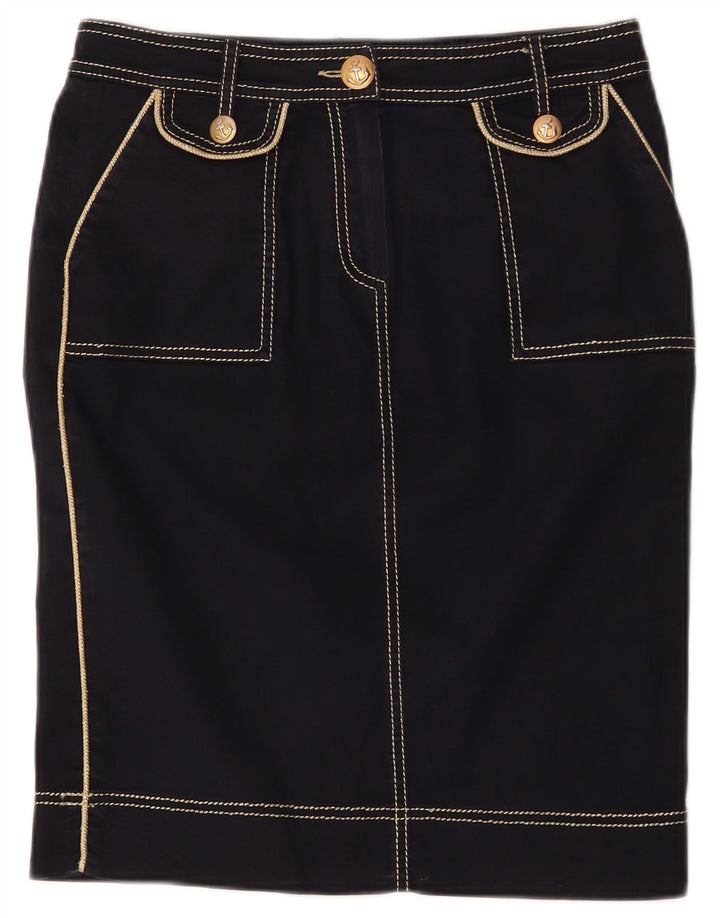Clips Womens Denim Skirt W30 Medium  Navy Blue Cotton