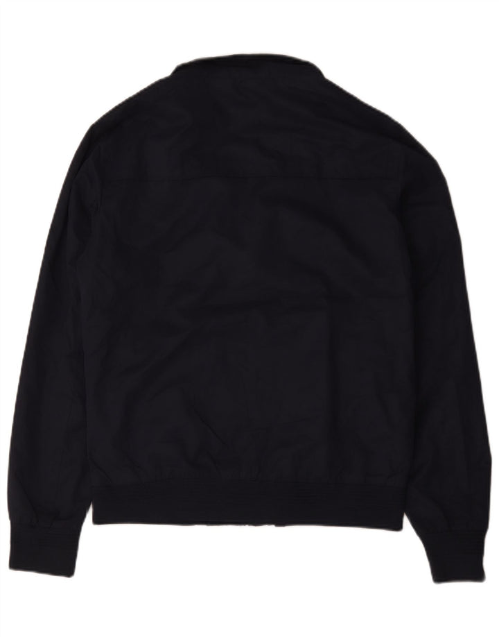 Superdry Mens Bomber Jacket UK 36 Small Navy Blue Cotton